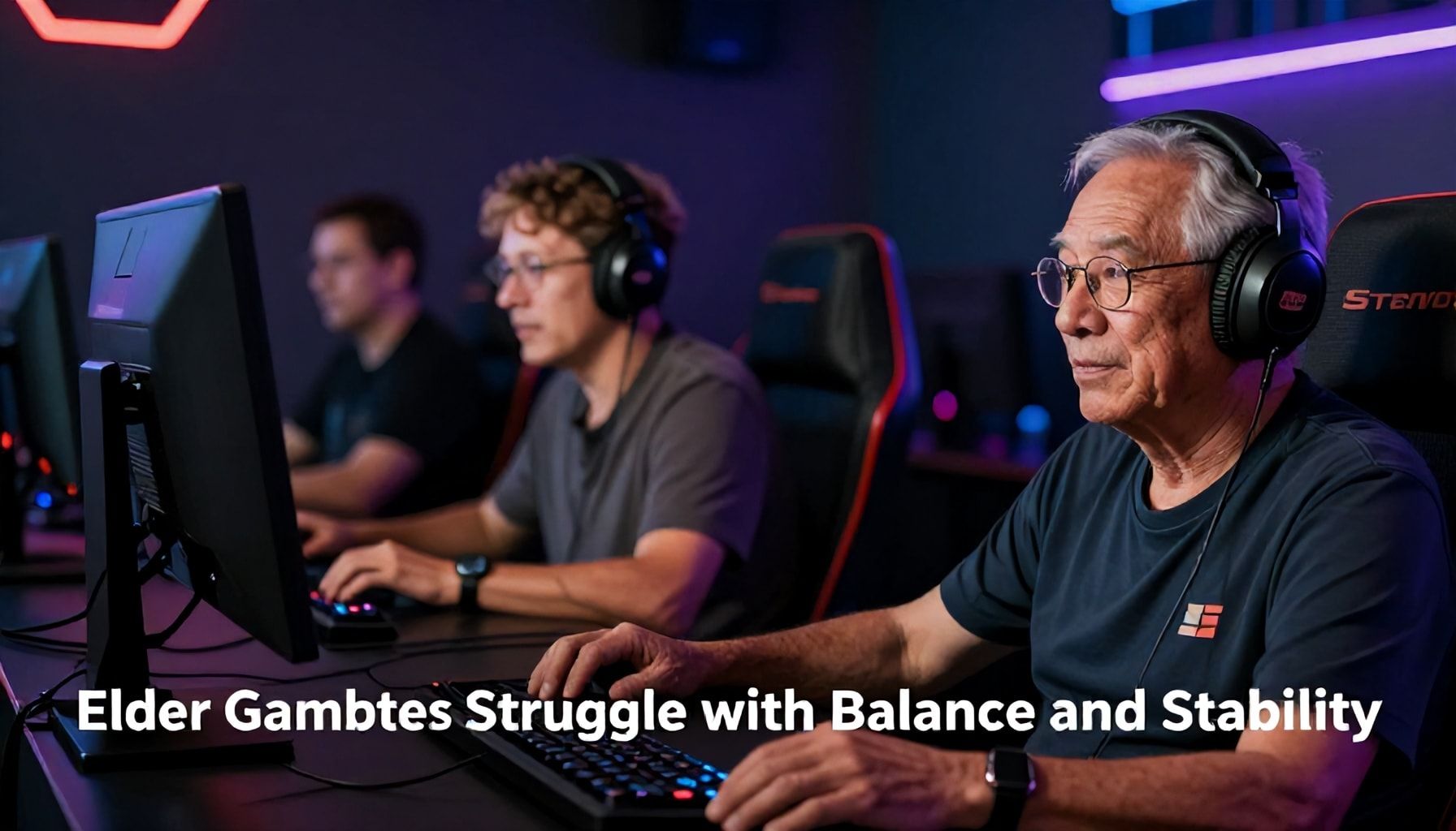 Elderly Gamers Struggle with Balance and Stability