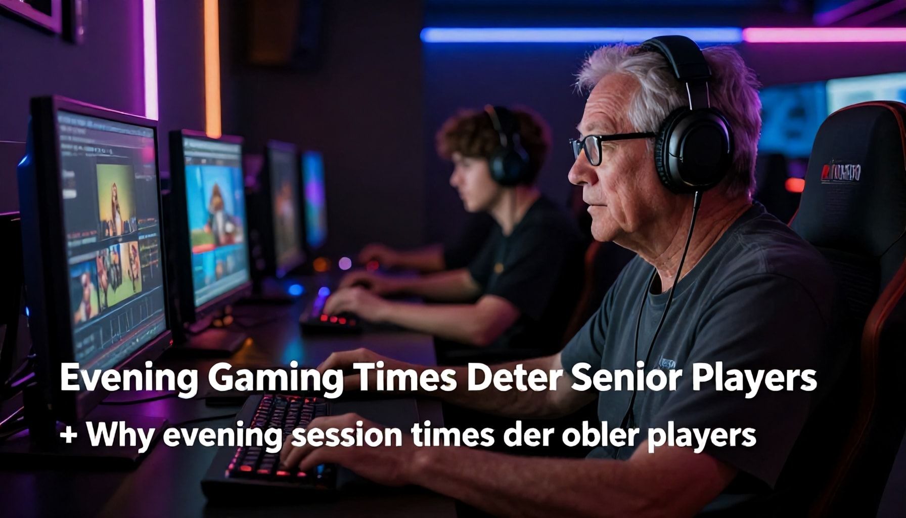 Evening Gaming Times Deter Senior Players
