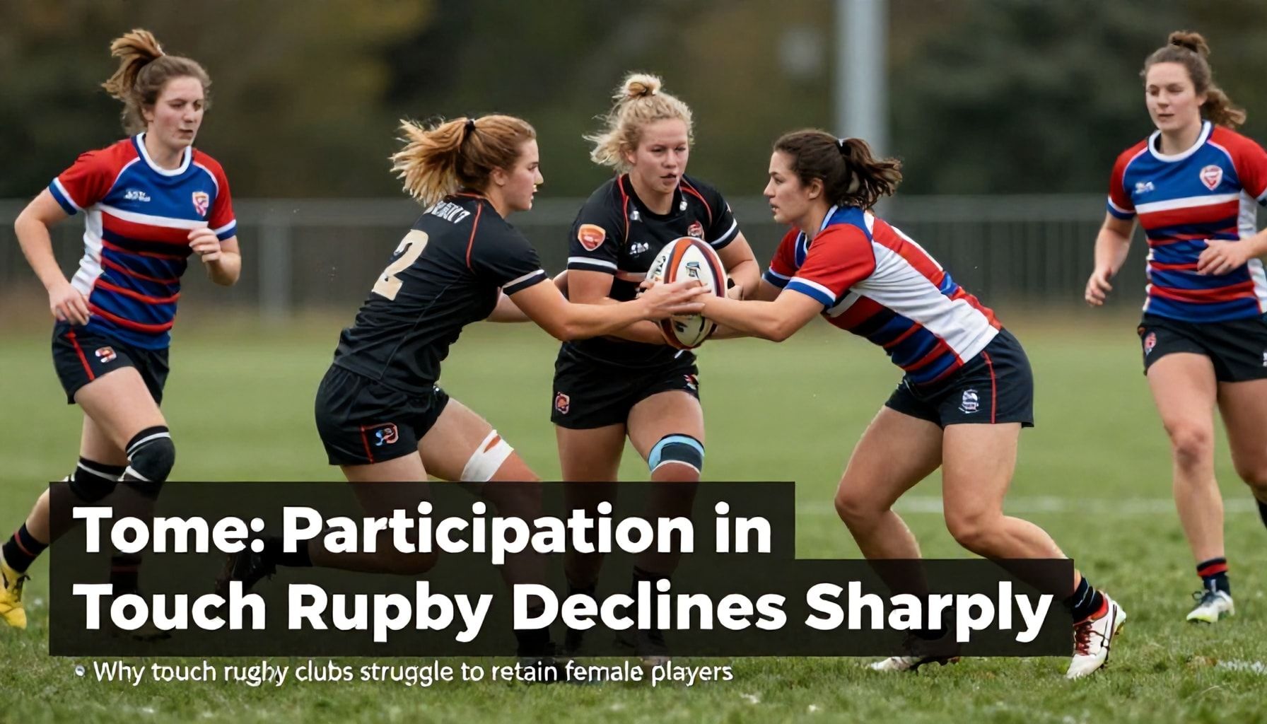 Female Participation in Touch Rugby Declines Sharply