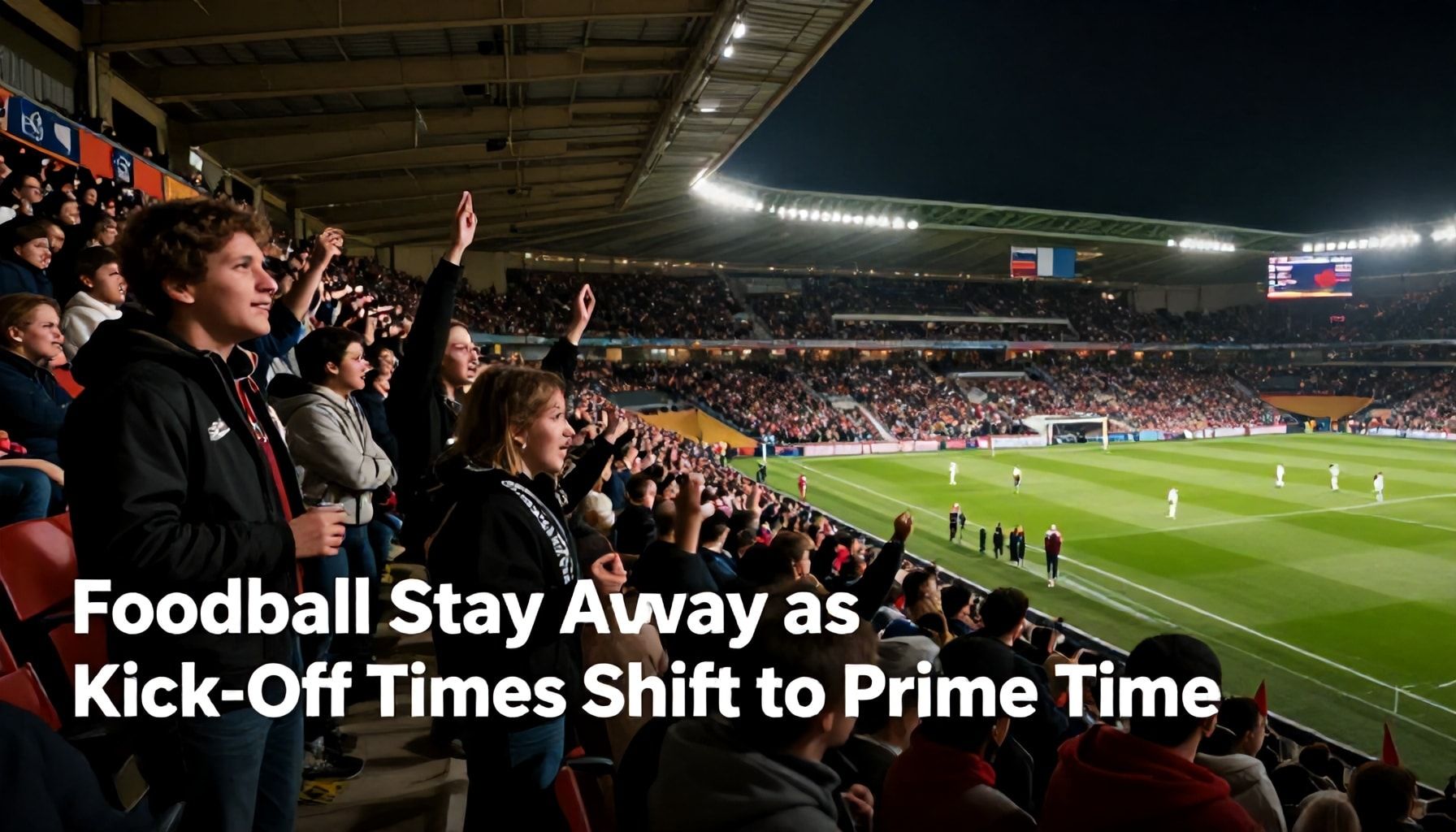 Football Fans Stay Away as Kick-Off Times Shift to Prime Time