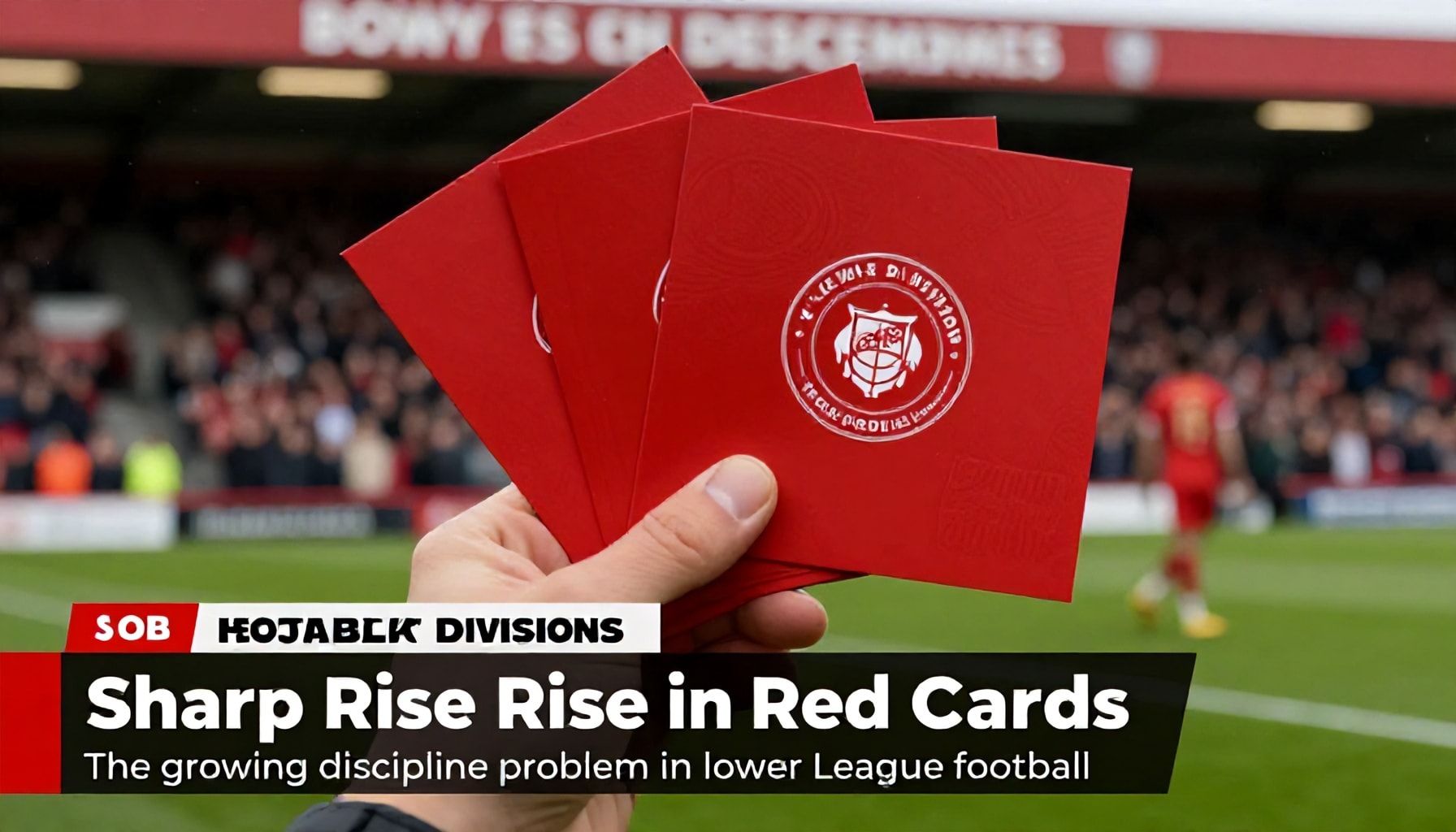 Football's Lower Divisions See Sharp Rise in Red Cards