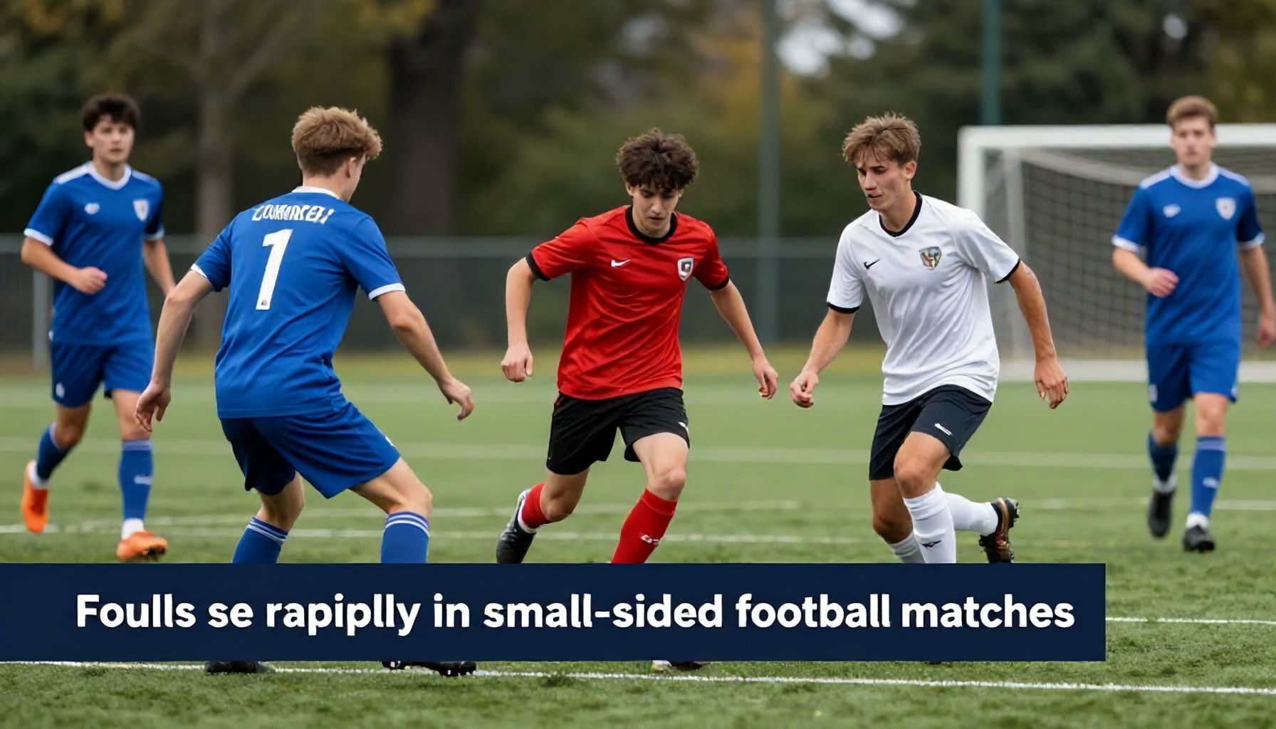 Fouls spike rapidly in small-sided football matches