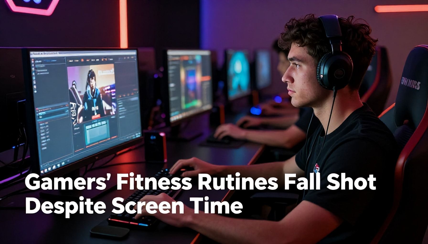 Gamers' Fitness Routines Fall Short Despite Screen Time