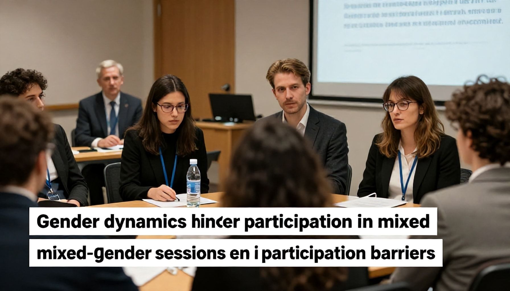 Gender dynamics hinder participation in mixed sessions