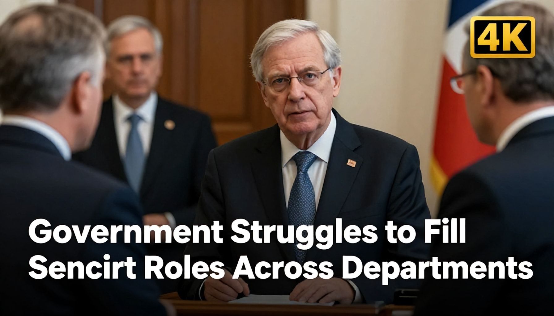 Government Struggles to Fill Senior Roles Across Departments