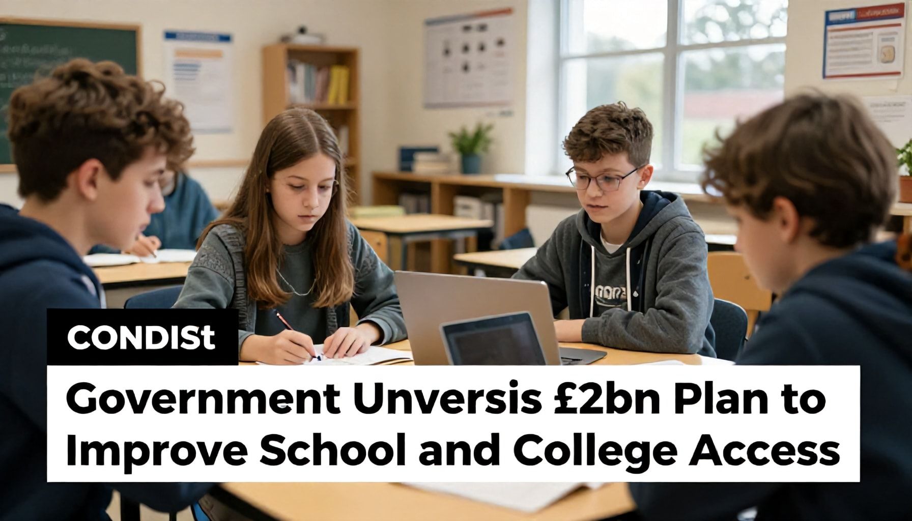 Government Unveils £2bn Plan to Improve School and College Access