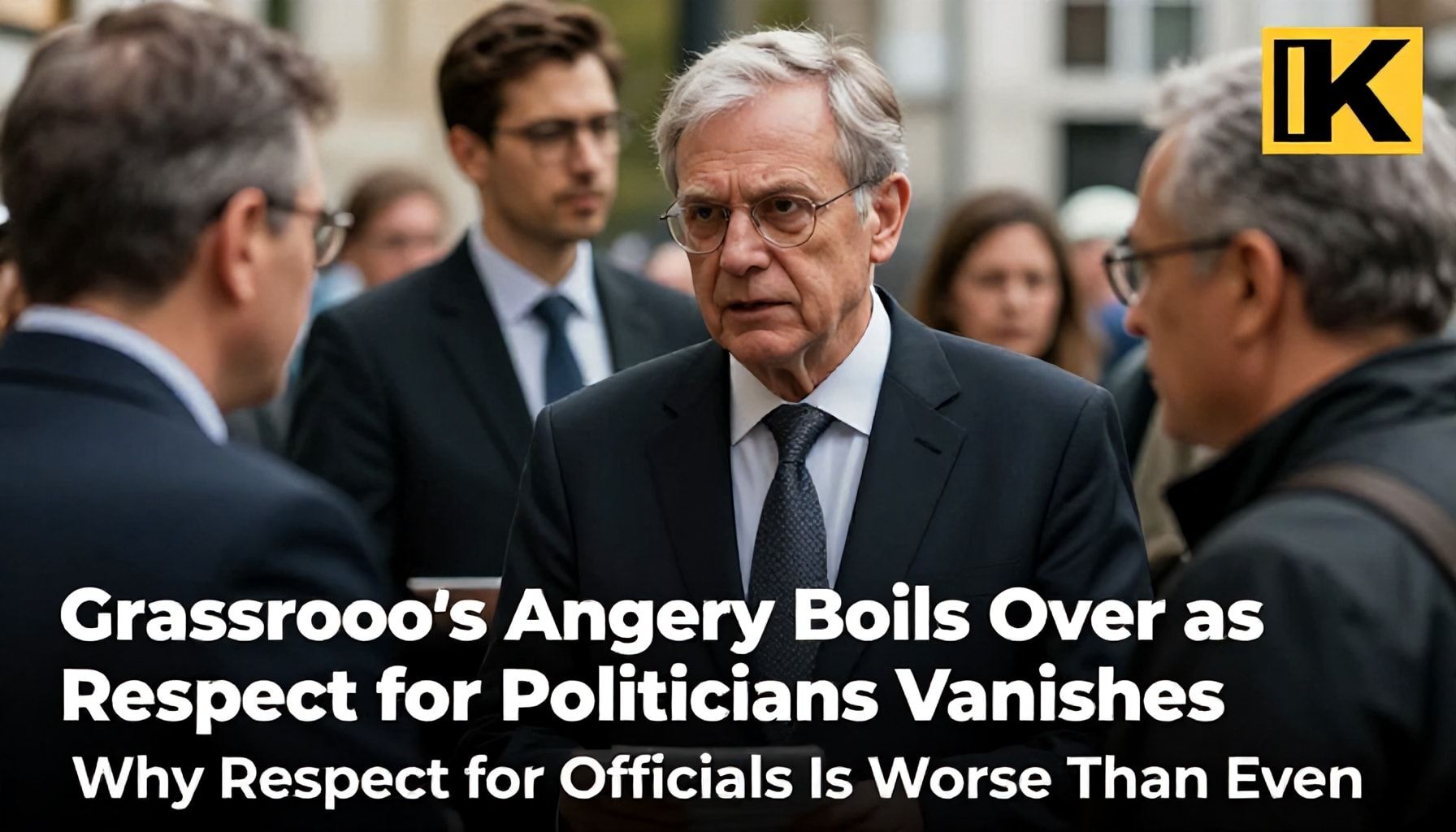 Grassroots Anger Boils Over as Respect for Politicians Vanishes