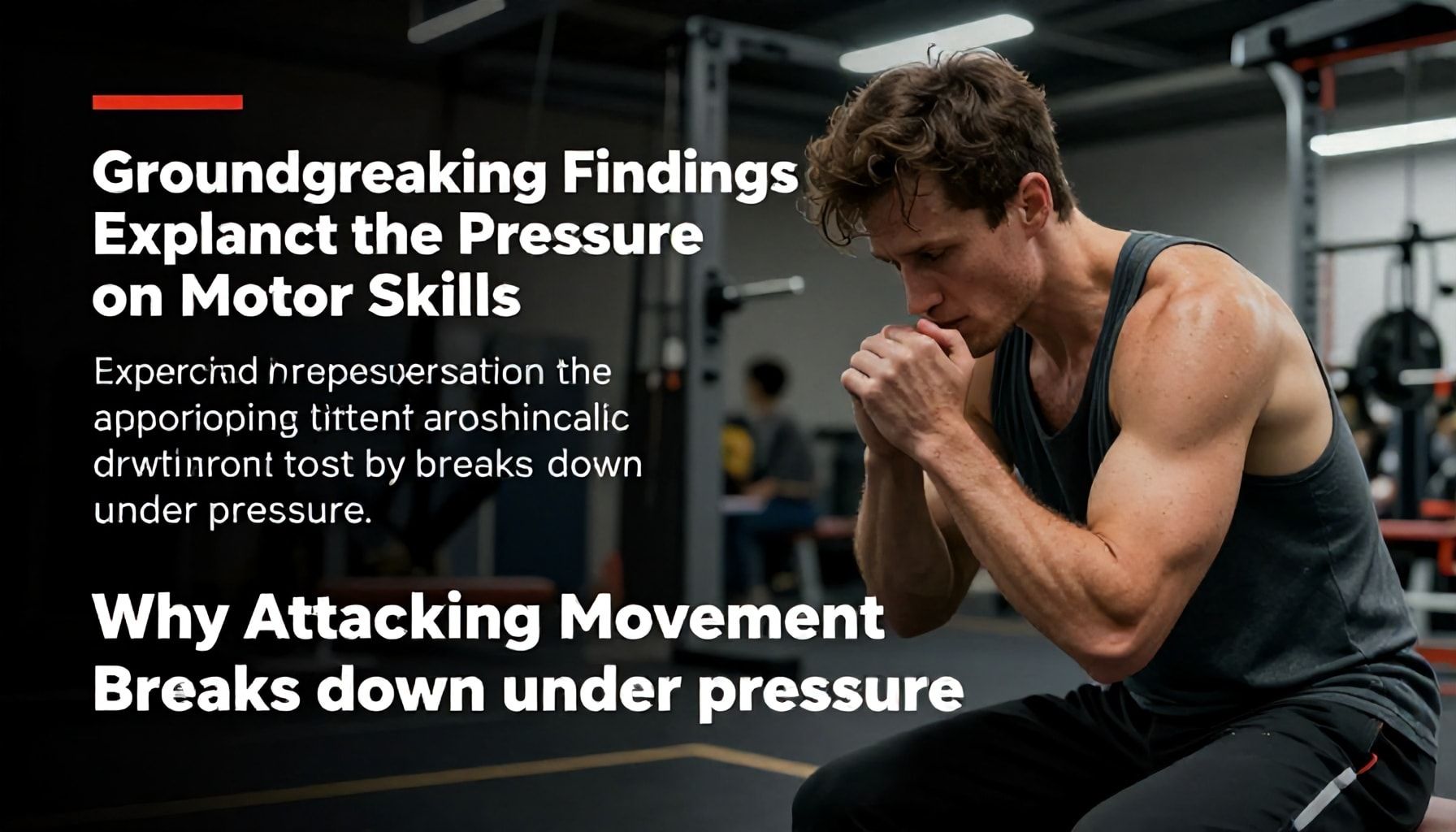 Groundbreaking Findings Explain the Impact of Pressure on Motor Skills