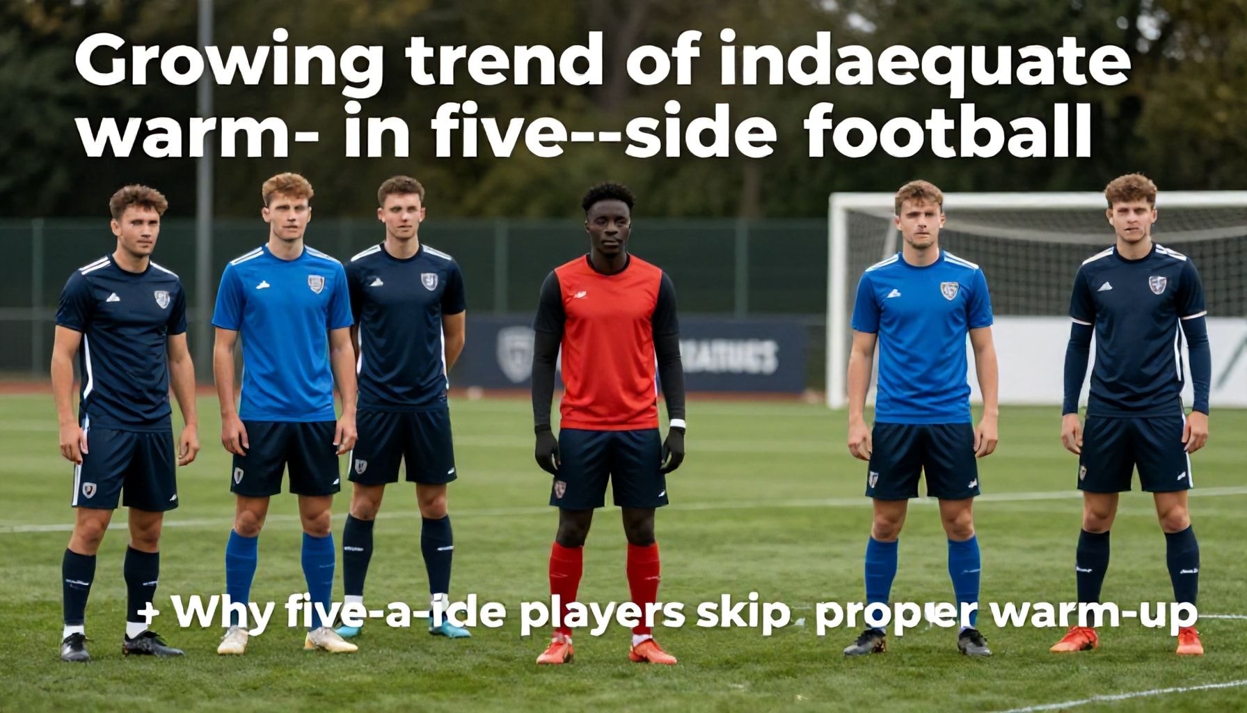 Growing trend of inadequate warm-ups in five-a-side football