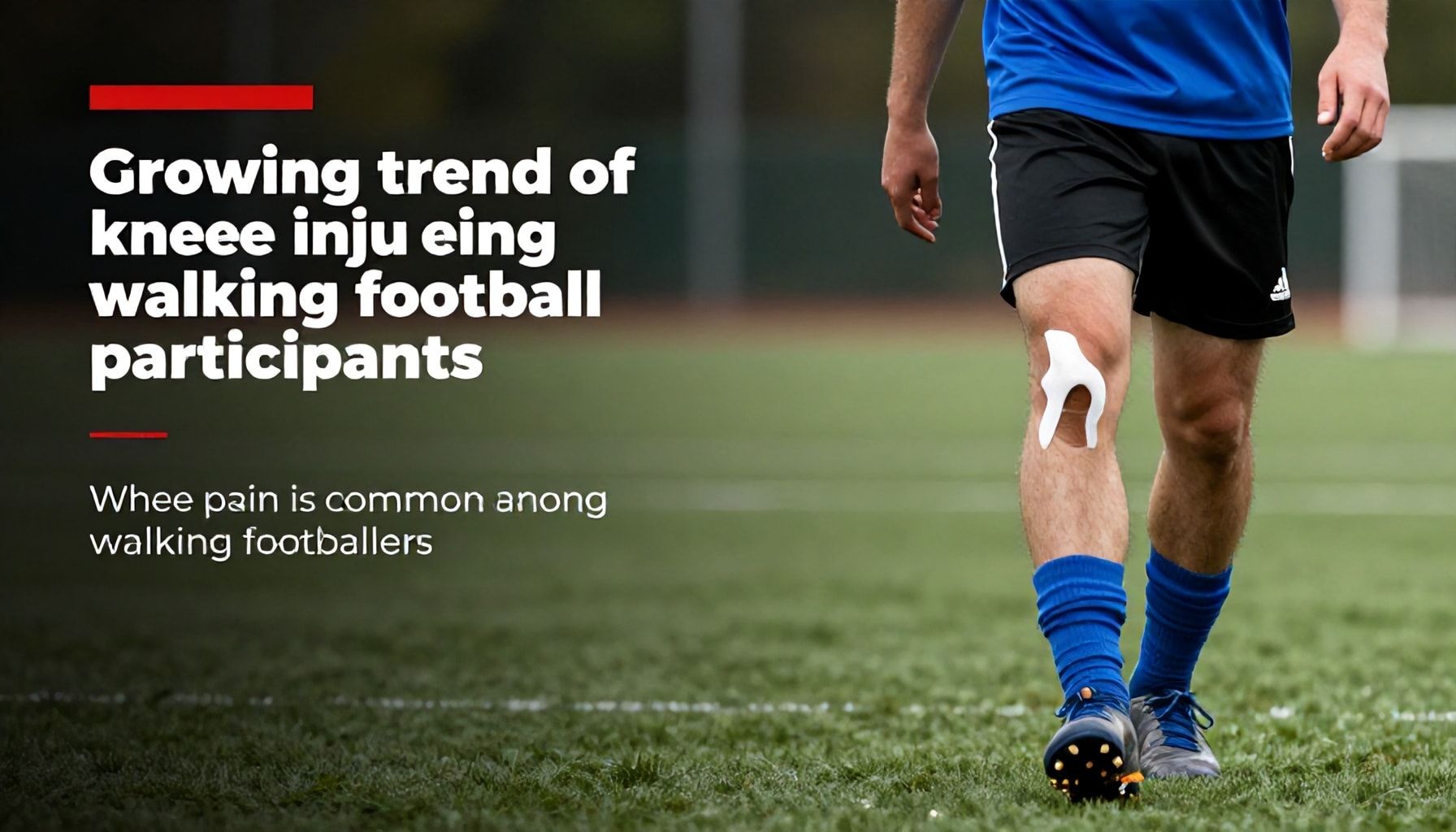 Growing trend of knee injuries among walking football participants