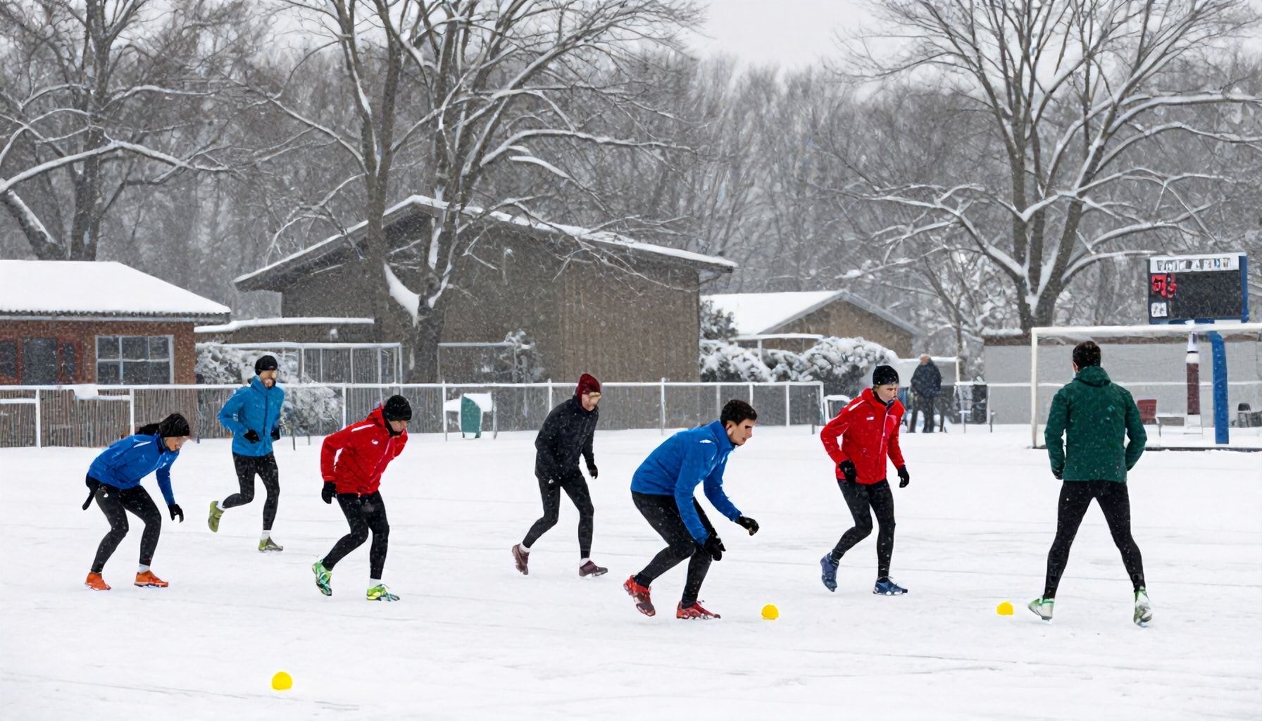 Heavy Snowfall Halts Outdoor Sports Activities