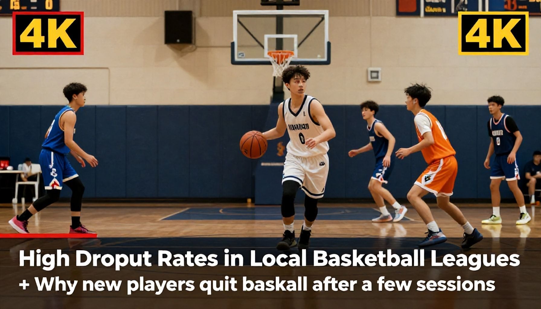 High Dropout Rates in Local Basketball Leagues