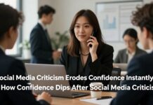 Social Media Criticism Erodes Confidence Instantly