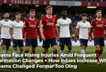 Teams Face Rising Injuries Amid Frequent Formation Changes