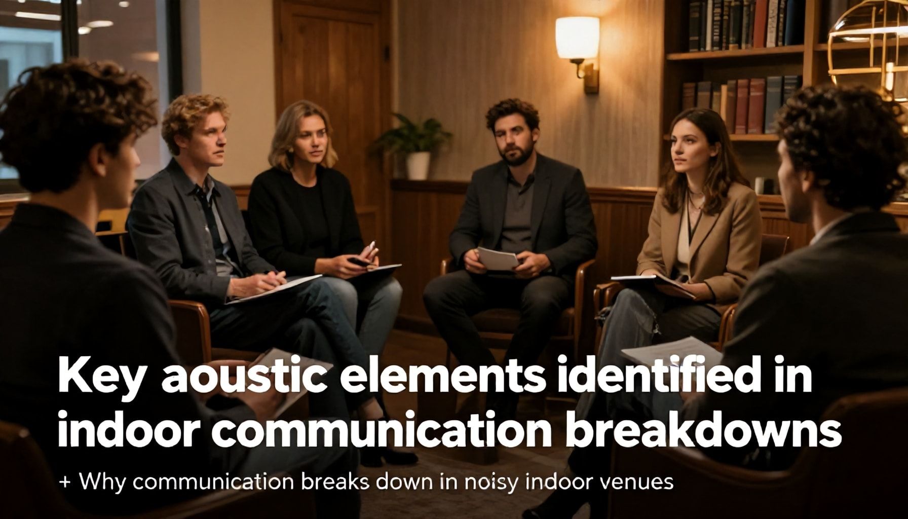 Key acoustic elements identified in indoor communication breakdowns