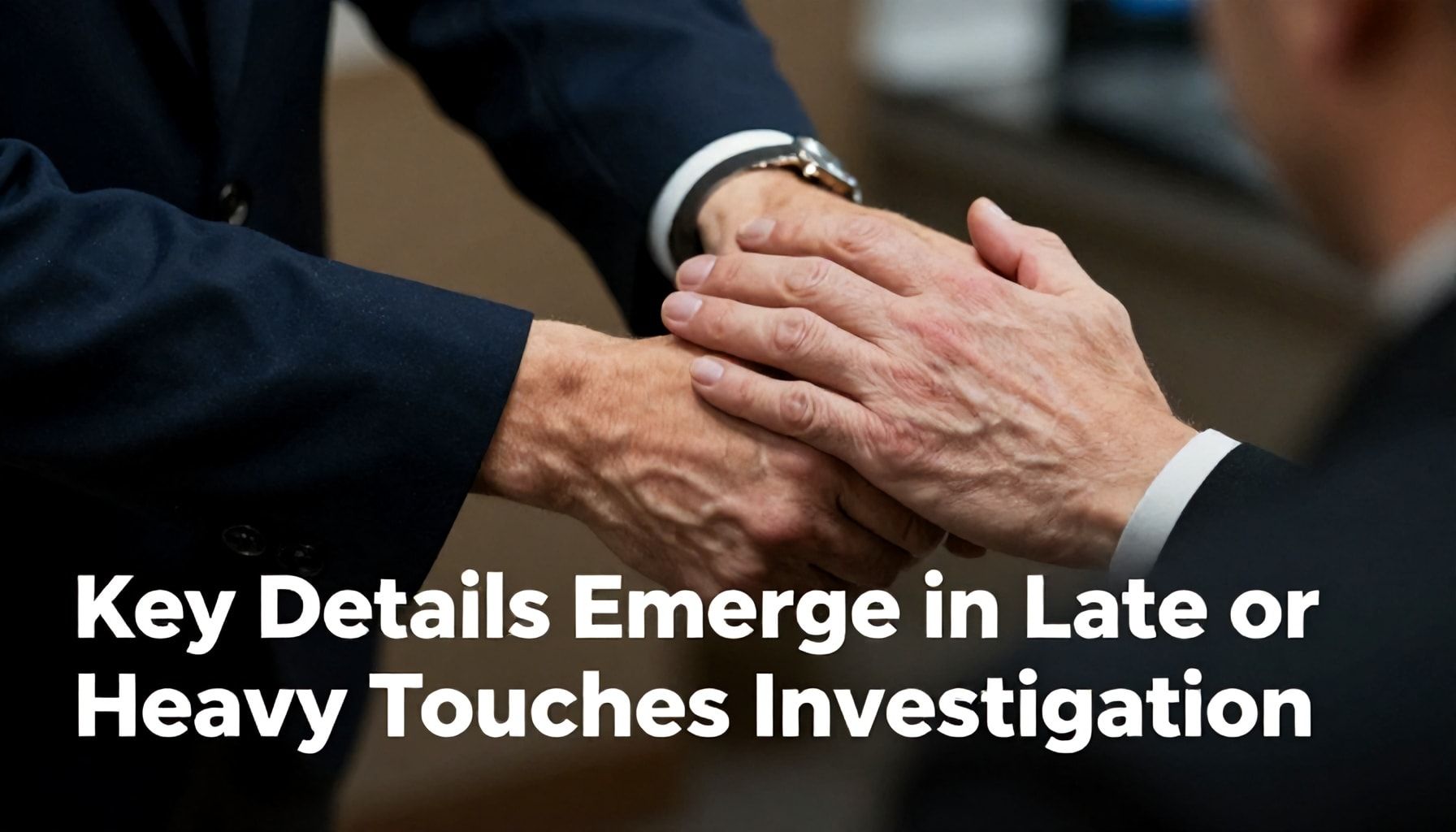 Key Details Emerge in Late or Heavy Touches Investigation