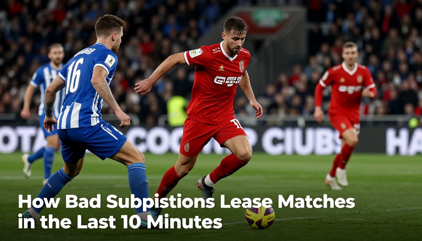 Late-game substitutions backfire for top clubs