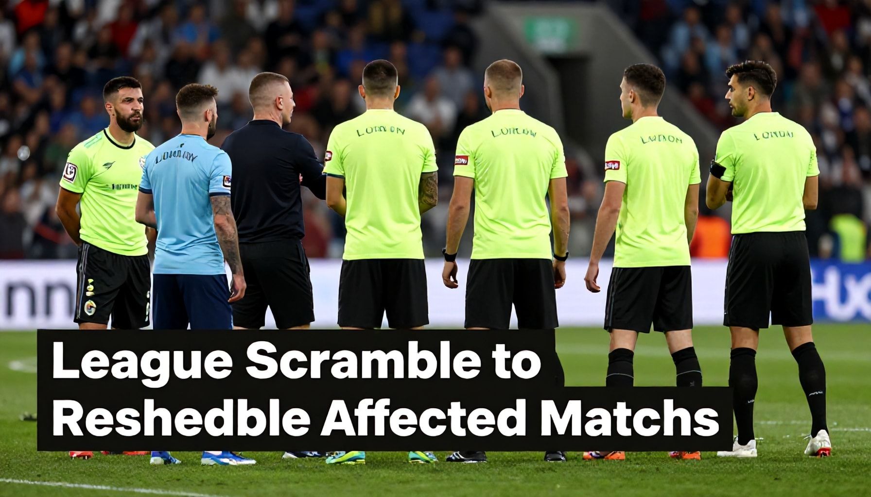 League Officials Scramble to Reschedule Affected Matches