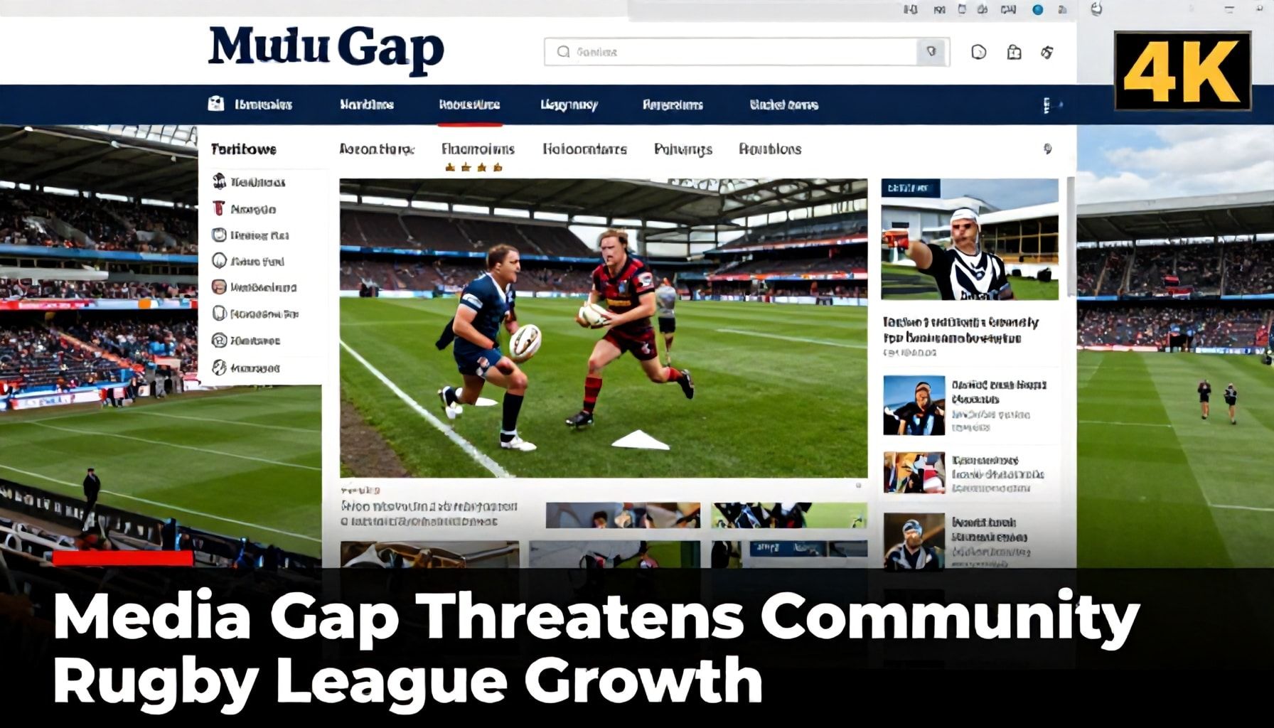 Media Gap Threatens Community Rugby League Growth