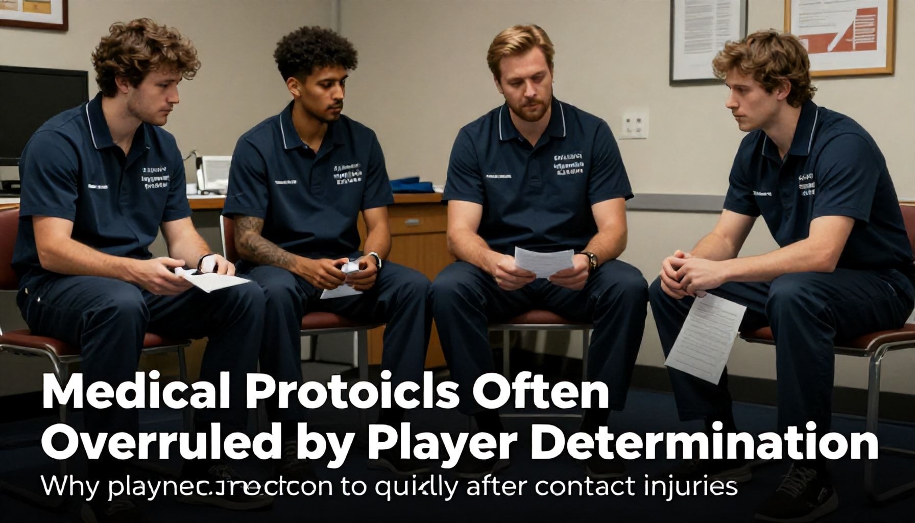 Medical Protocols Often Overruled by Player Determination