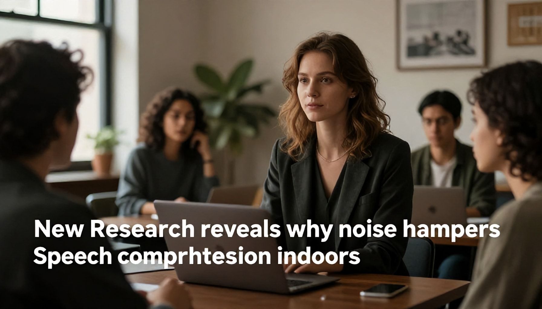 New research reveals why noise hampers speech comprehension indoors