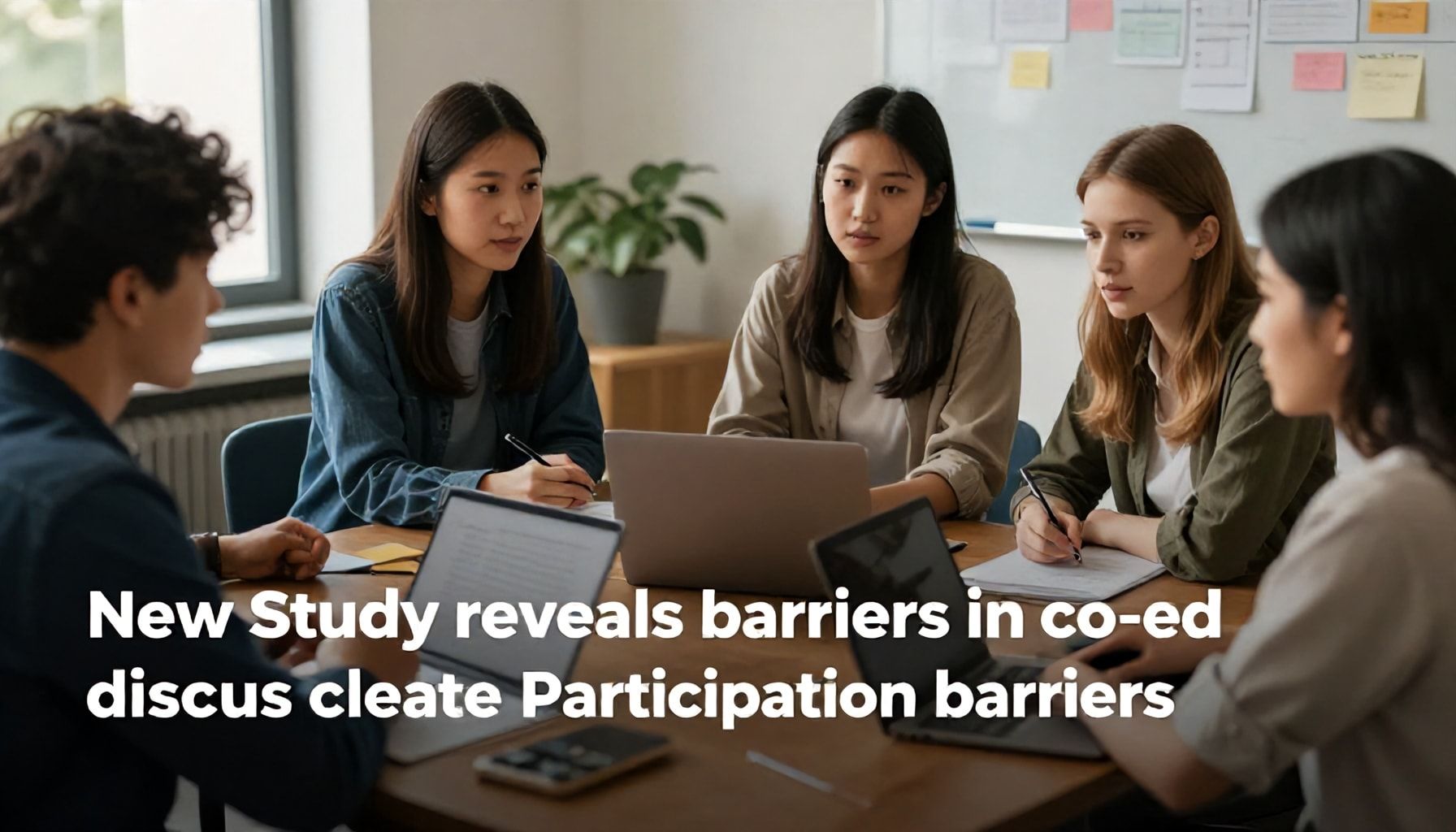 New study reveals barriers in co-ed discussions