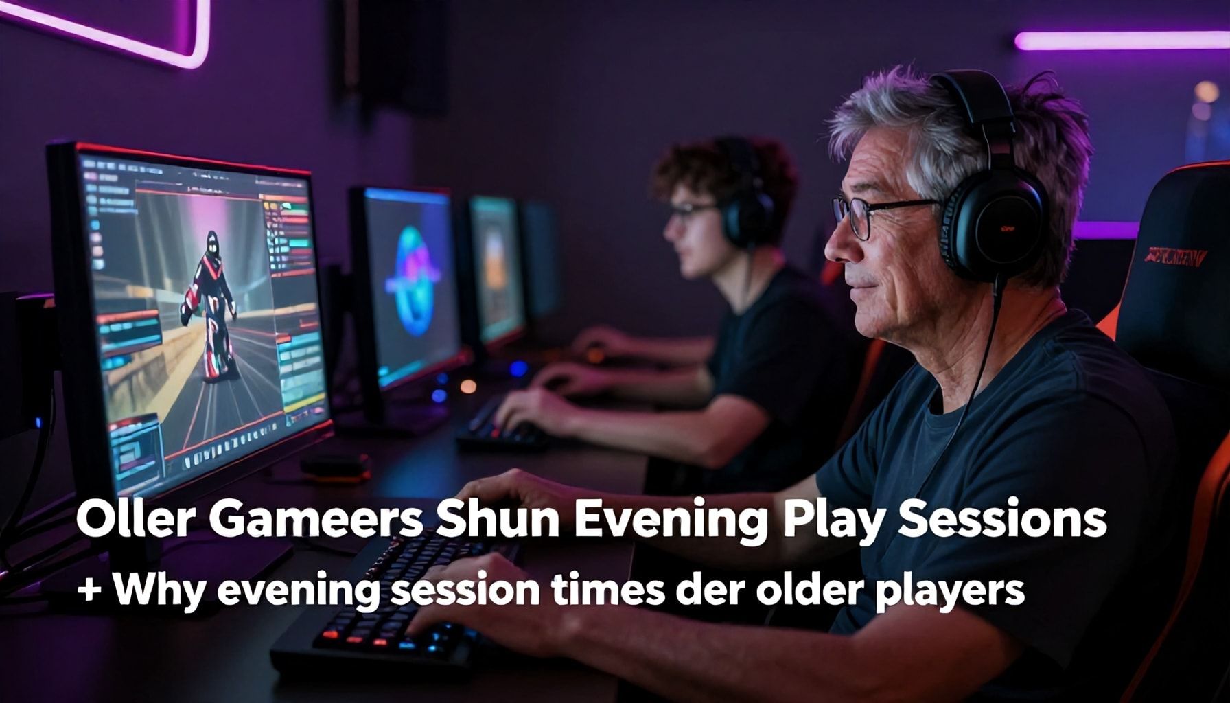 Older Gamers Shun Evening Play Sessions