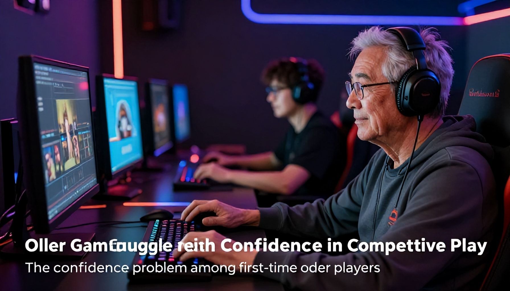 Older Gamers Struggle with Confidence in Competitive Play