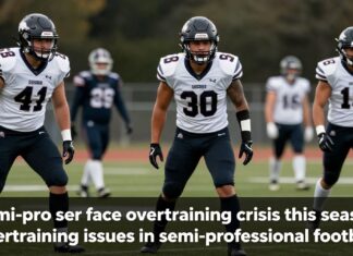 Semi-pro footballers face overtraining crisis this season