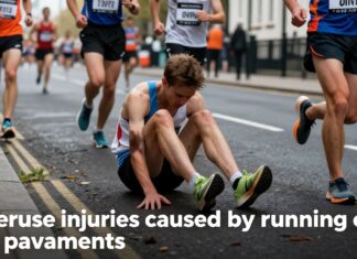Runners suffer pavement injuries as UK streets take toll