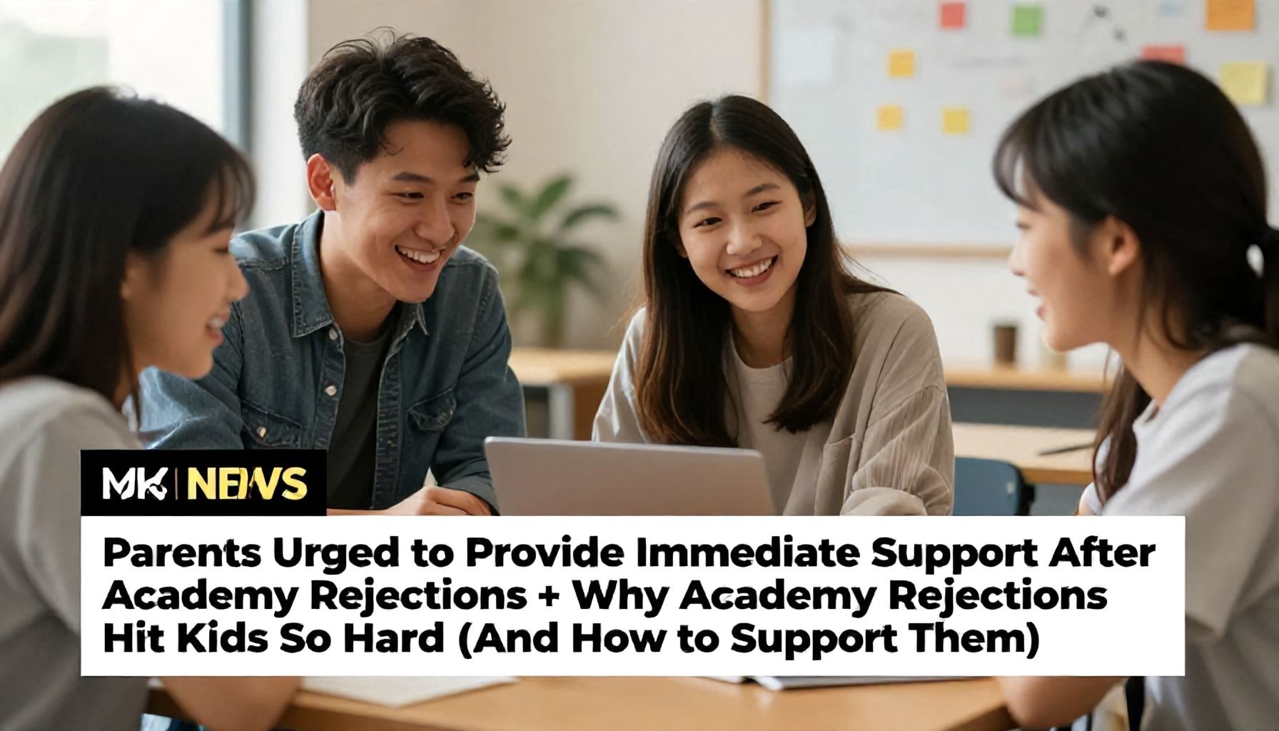 Parents Urged to Provide Immediate Support After Academy Rejections