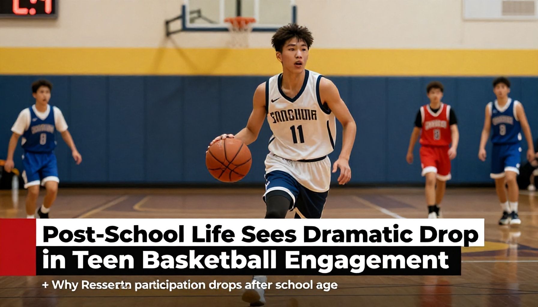 Post-School Life Sees Dramatic Drop in Teen Basketball Engagement