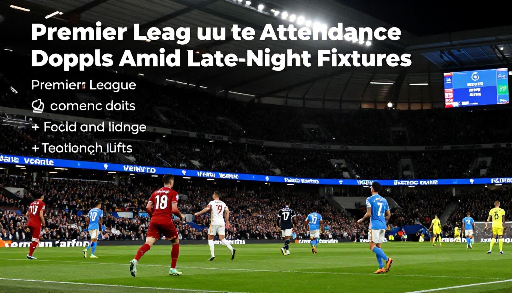 Premier League Attendance Drops Amid Late-Night Fixtures