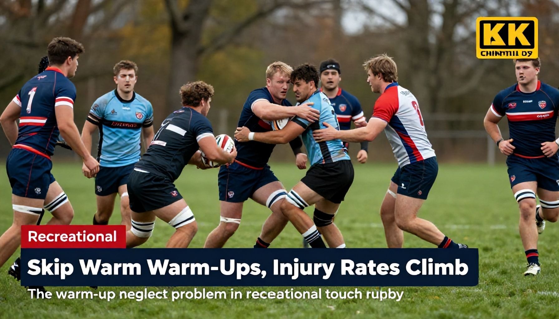 Recreational Rugby Players Skip Warm-Ups, Injury Rates Climb
