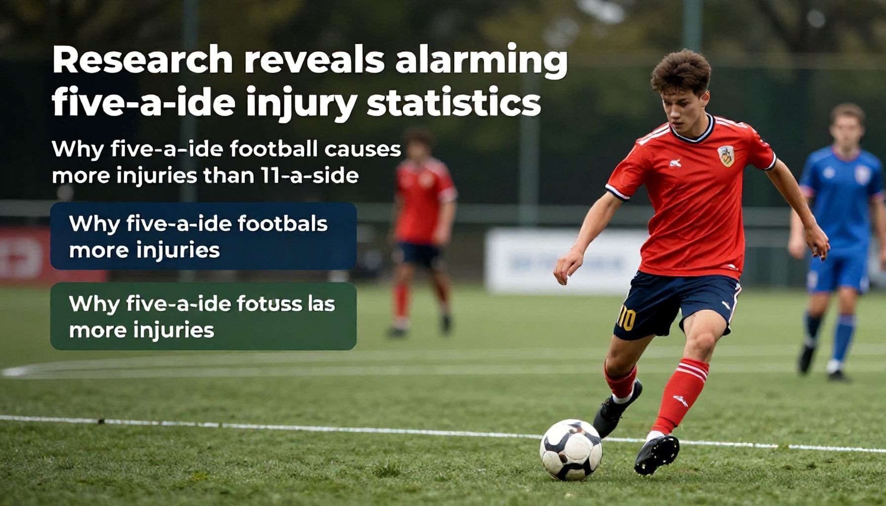 Research reveals alarming five-a-side injury statistics