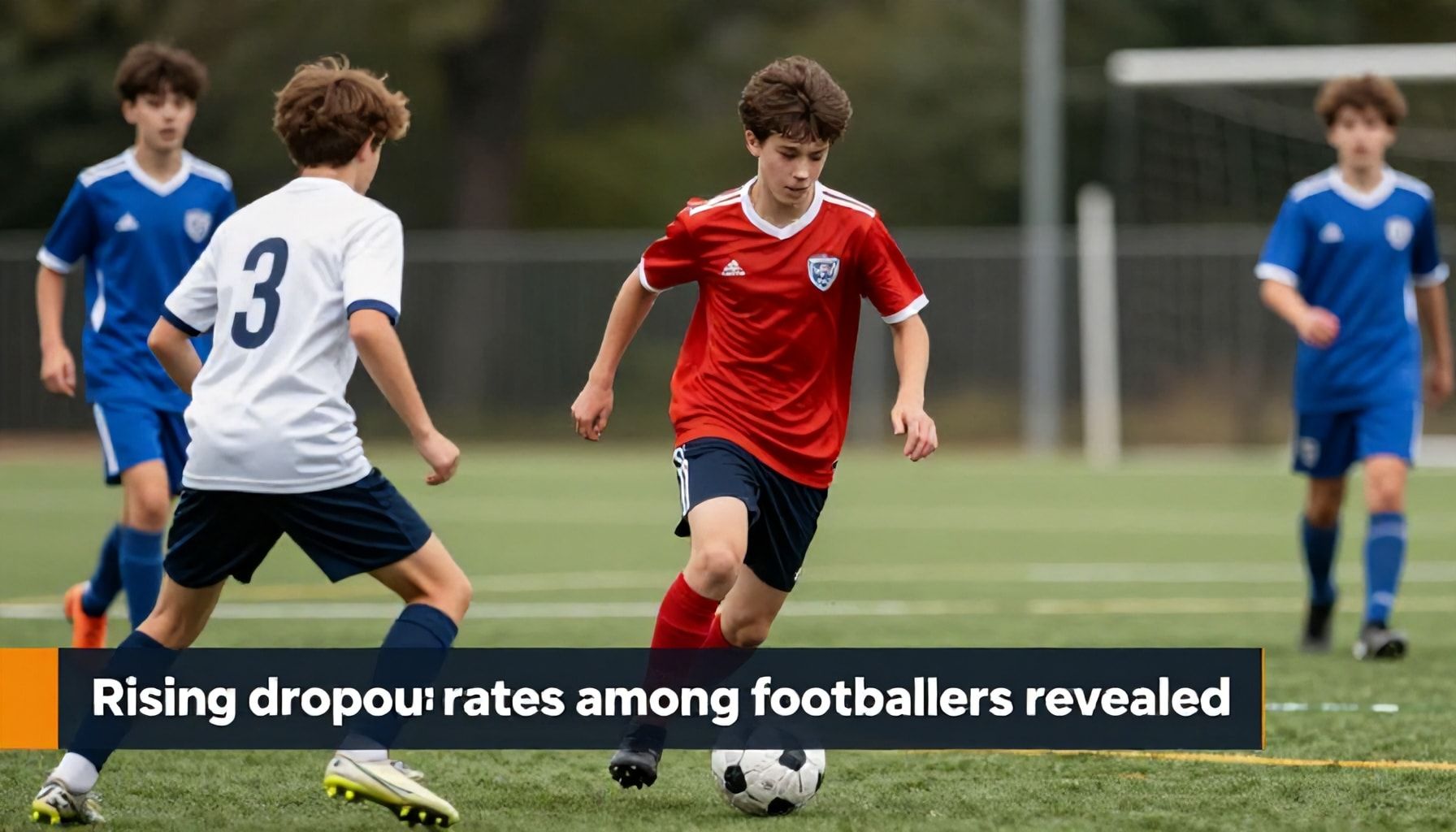 Rising dropout rates among teenage footballers revealed