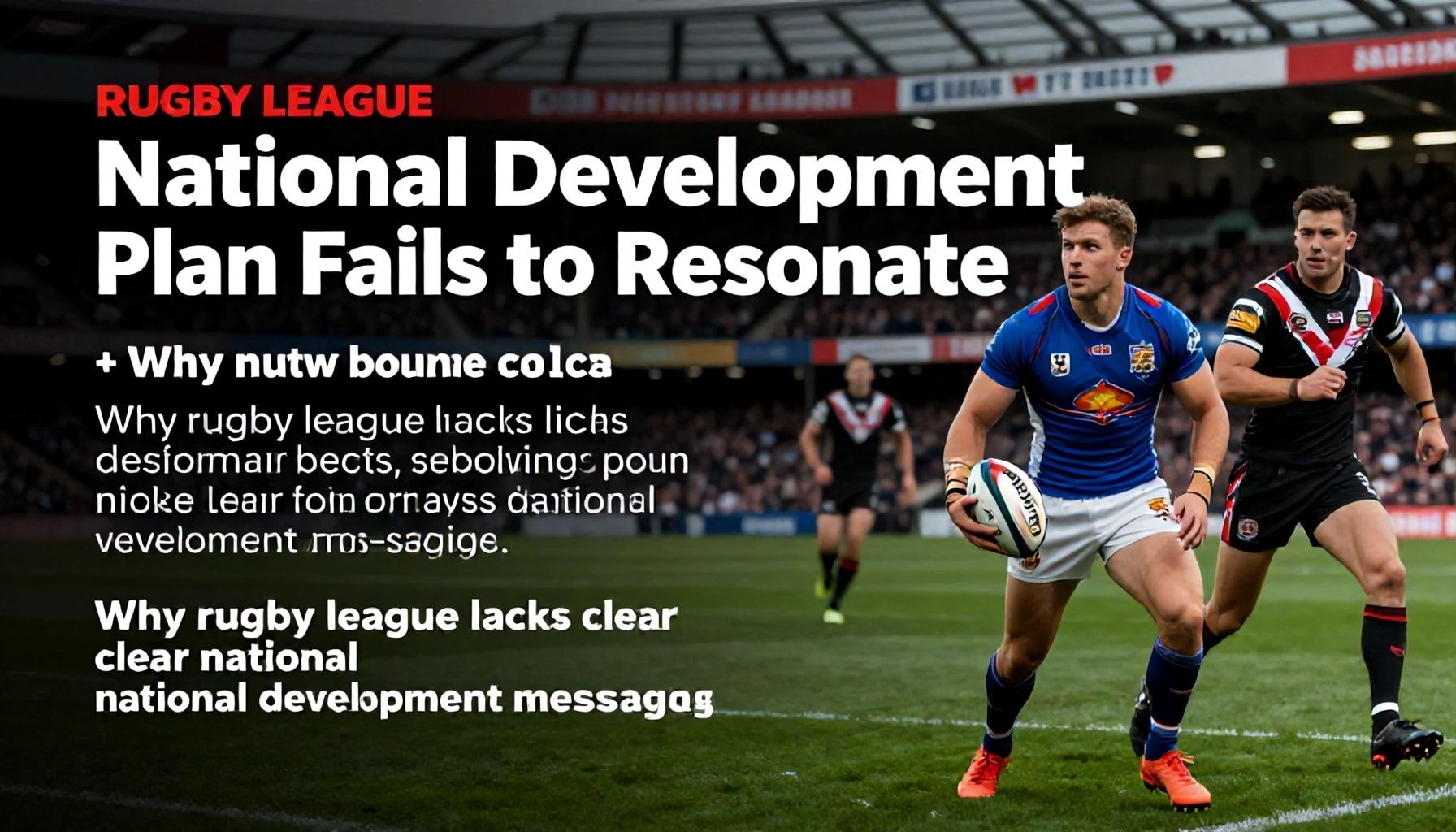 Rugby League's National Development Plan Fails to Resonate