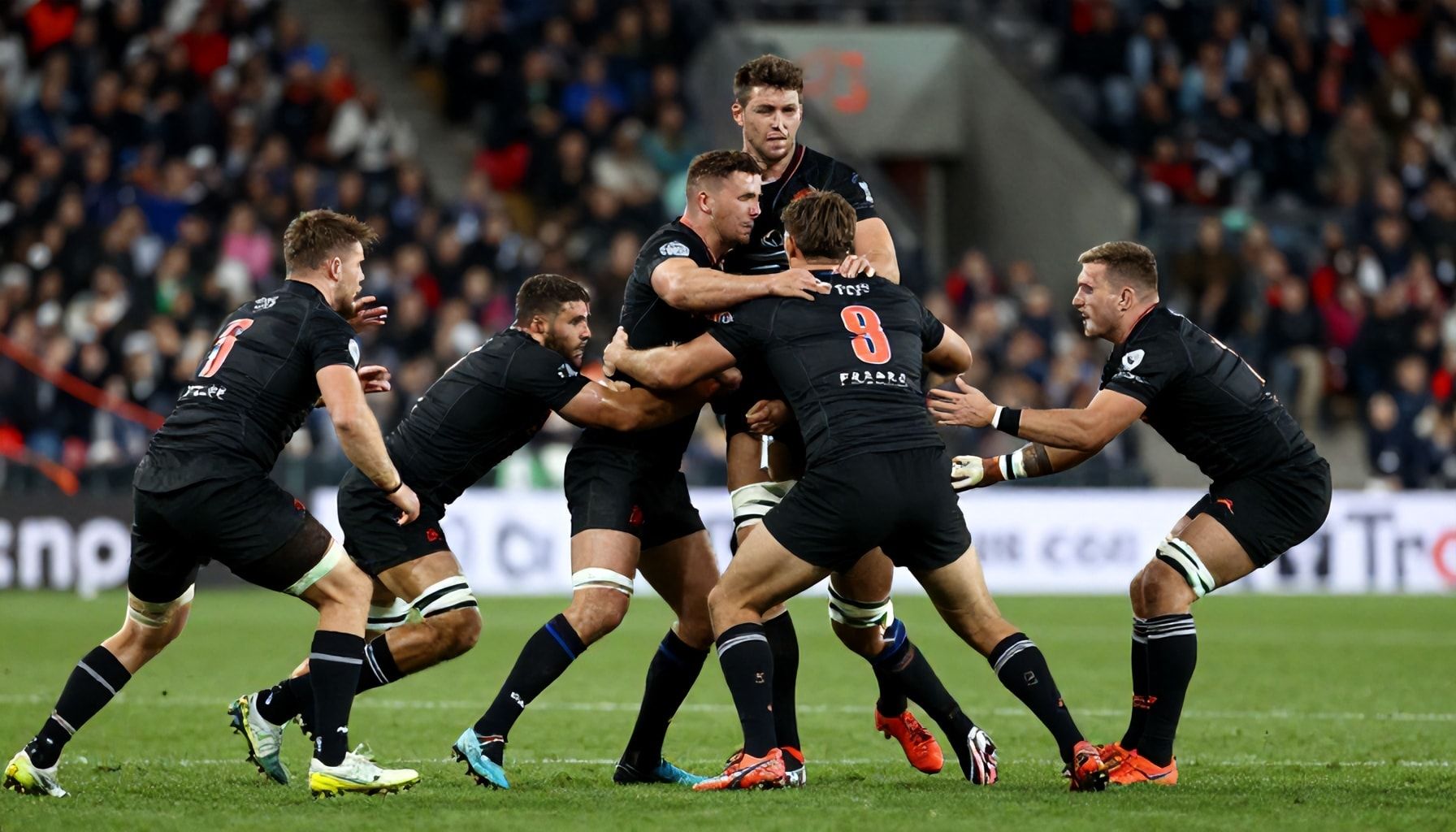 Rugby Players Sacrifice Lineouts to Stop Tries