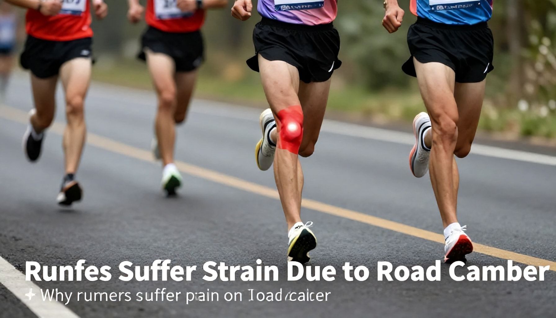 Runners Suffer Knee Strain Due to Road Camber