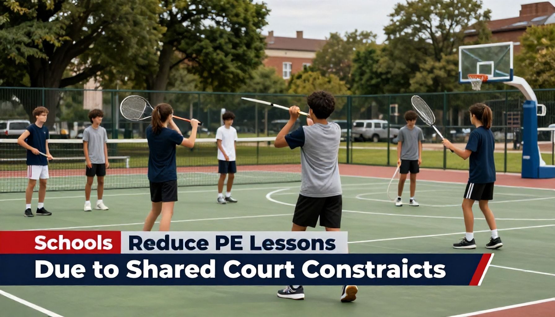 Schools Reduce PE Lessons Due to Shared Court Constraints