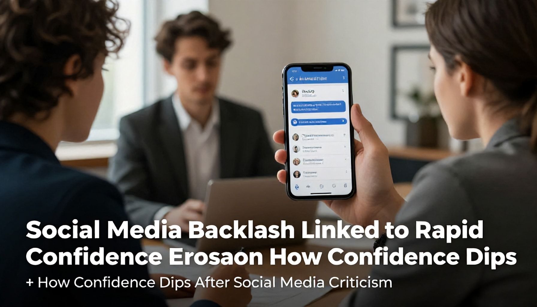 Social Media Backlash Linked to Rapid Confidence Erosion