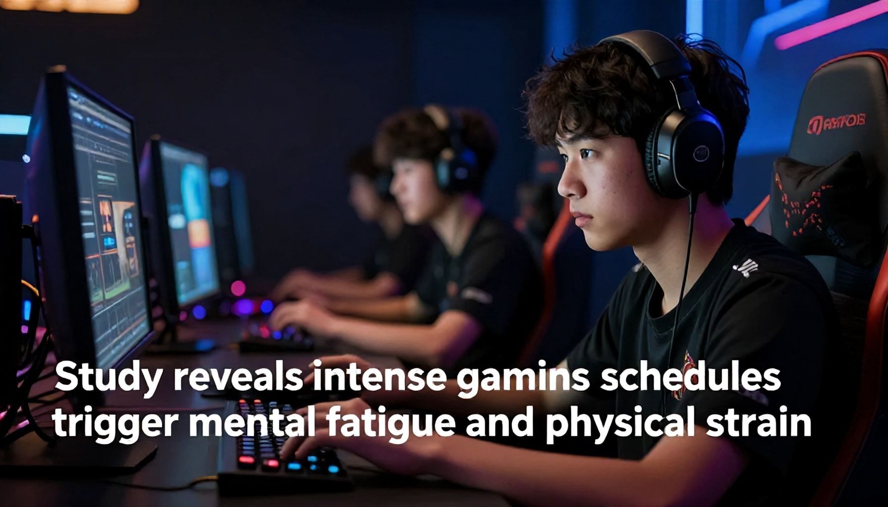 Study reveals intense gaming schedules trigger mental fatigue and physical strain