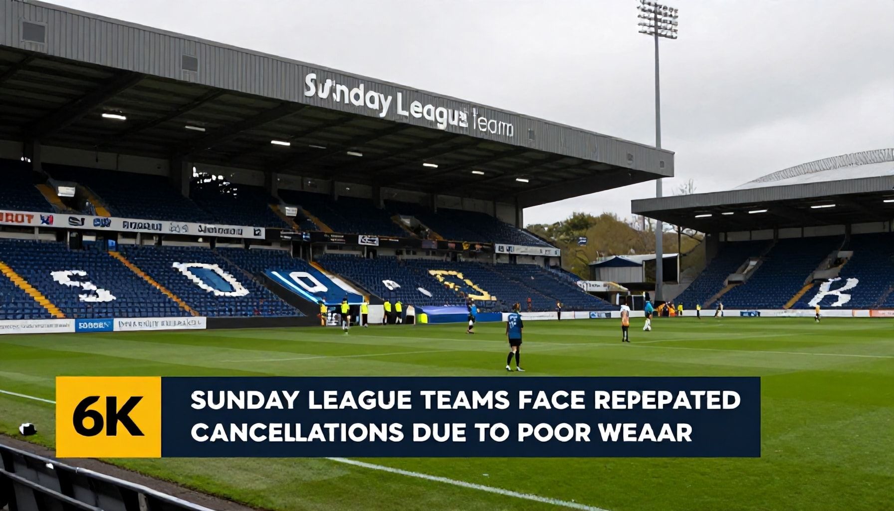Sunday League Teams Face Repeated Cancellations Due to Poor Weather