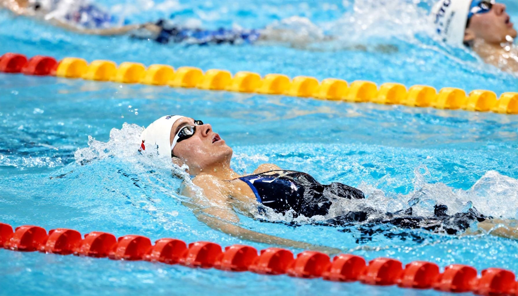 Swimmers Collapsing After Short Distances