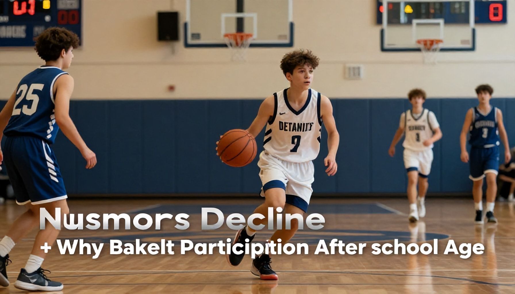 Teen Basketball Numbers Decline Significantly After School Age
