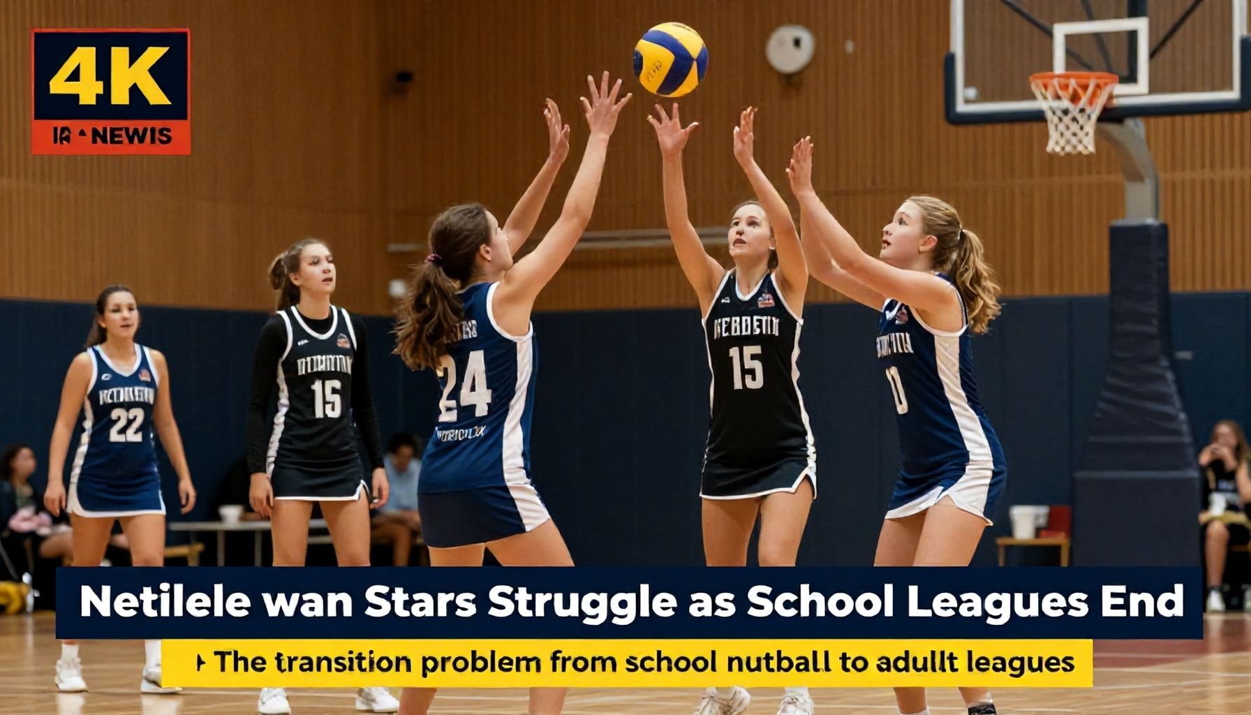Teen Netball Stars Struggle as School Leagues End