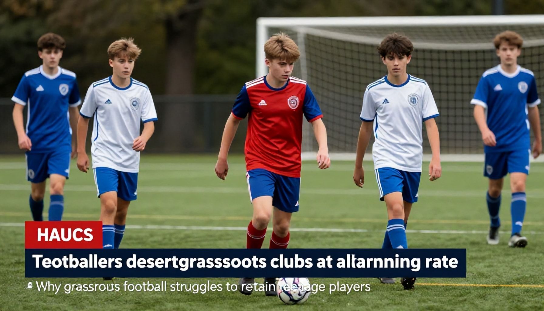 Teenage footballers desert grassroots clubs at alarming rate