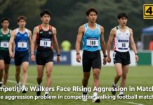 Competitive Walkers Face Rising Aggression in Matches