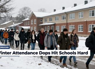 Winter Attendance Drops Hit Schools Hard