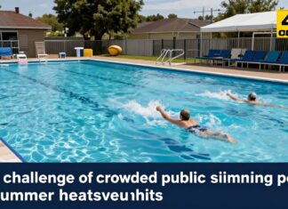 Councils tackle overcrowded pools as summer heatwave hits